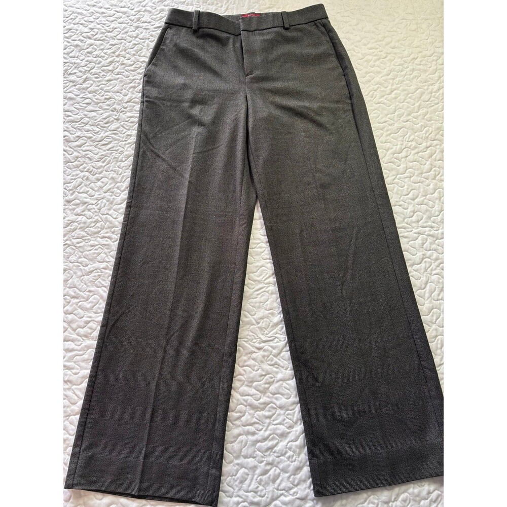 Merona Women's Dark Grey Flowy Dress Pants Trousers size 8